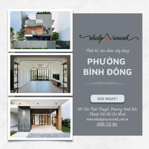 Công ty thiết kế xây nhà trọn gói tại phường Bình Đông TPHCM