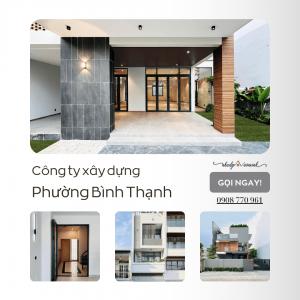 Công ty xây dựng nhà trọn gói phường Bình Thạnh TPHCM